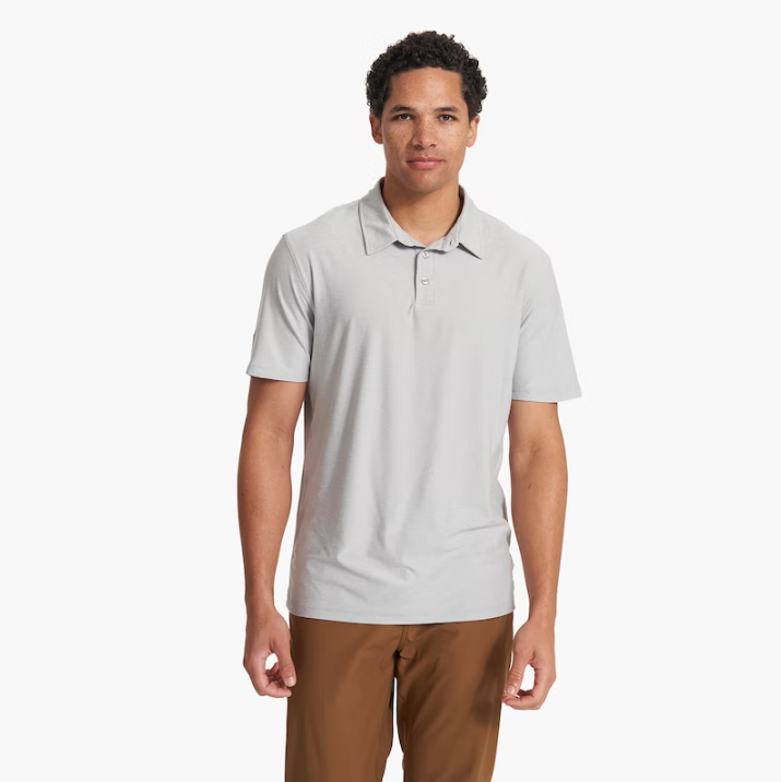 Vuori - Strato Tech Polo - Platinum Heather