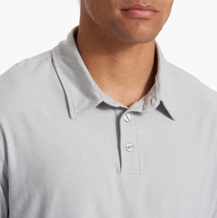 Vuori - Strato Tech Polo - Platinum Heather