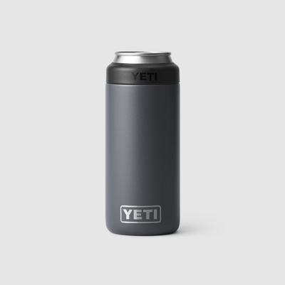 YETI Rambler Colster Slim Can Insulator - Charcoal