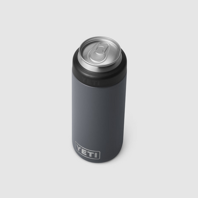 YETI Rambler Colster Slim Can Insulator - Charcoal
