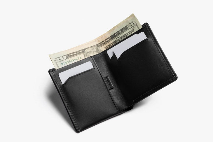 Bellroy Note Sleeve Wallet - Black - RFID