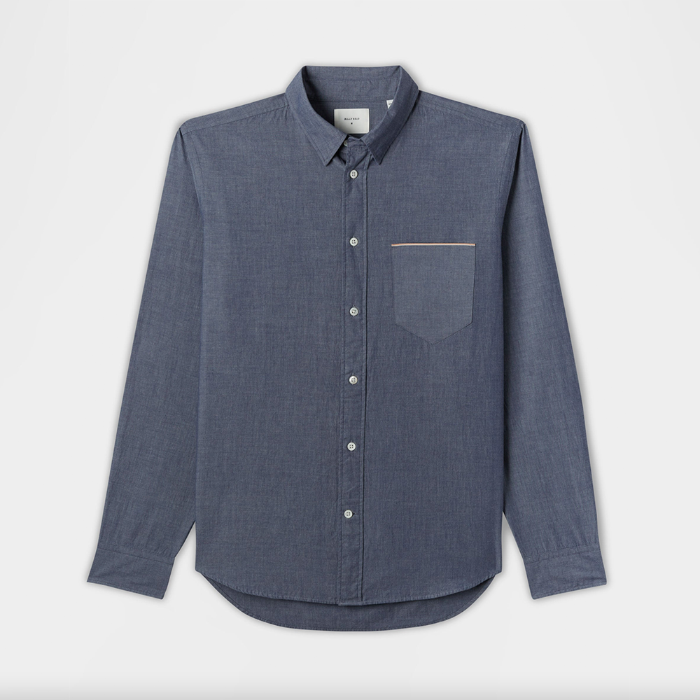 Billy Reid - MSL 1-Pocket Shirt - Blue