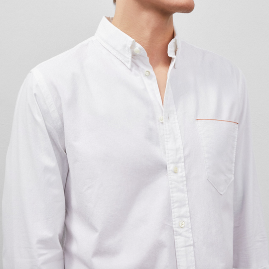Billy Reid - MSL 1-Pocket Shirt - White