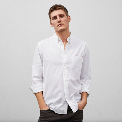 Billy Reid - MSL 1-Pocket Shirt - White