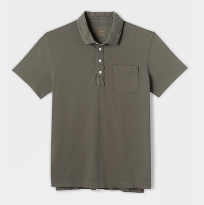 Billy Reid - Pensacola Polo -  Washed Grey