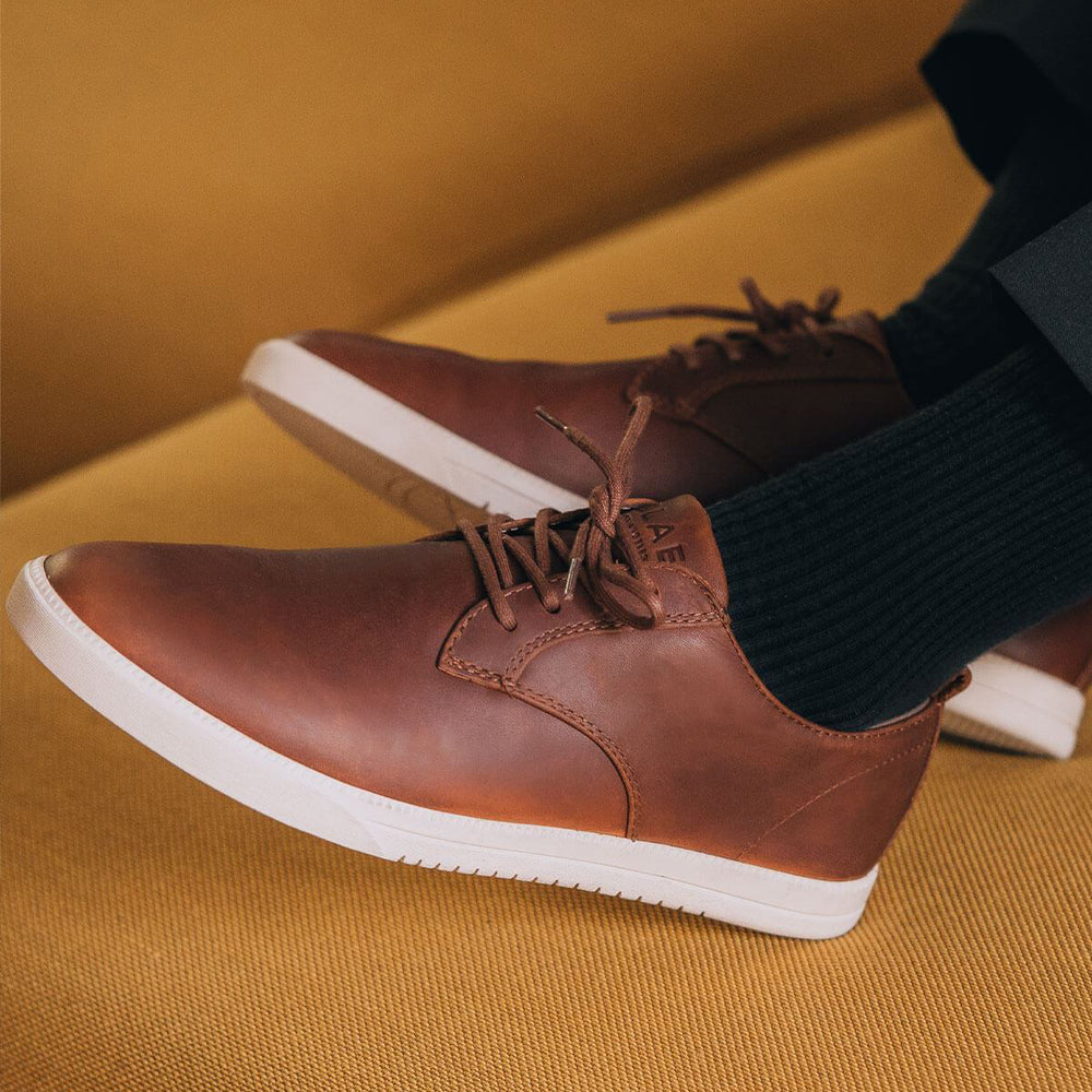 Clae - Ellington Sneaker - Chestnut Oiled Leather