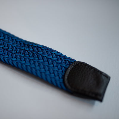 DIBI - Elastic Braided Belt - Navy & Blue