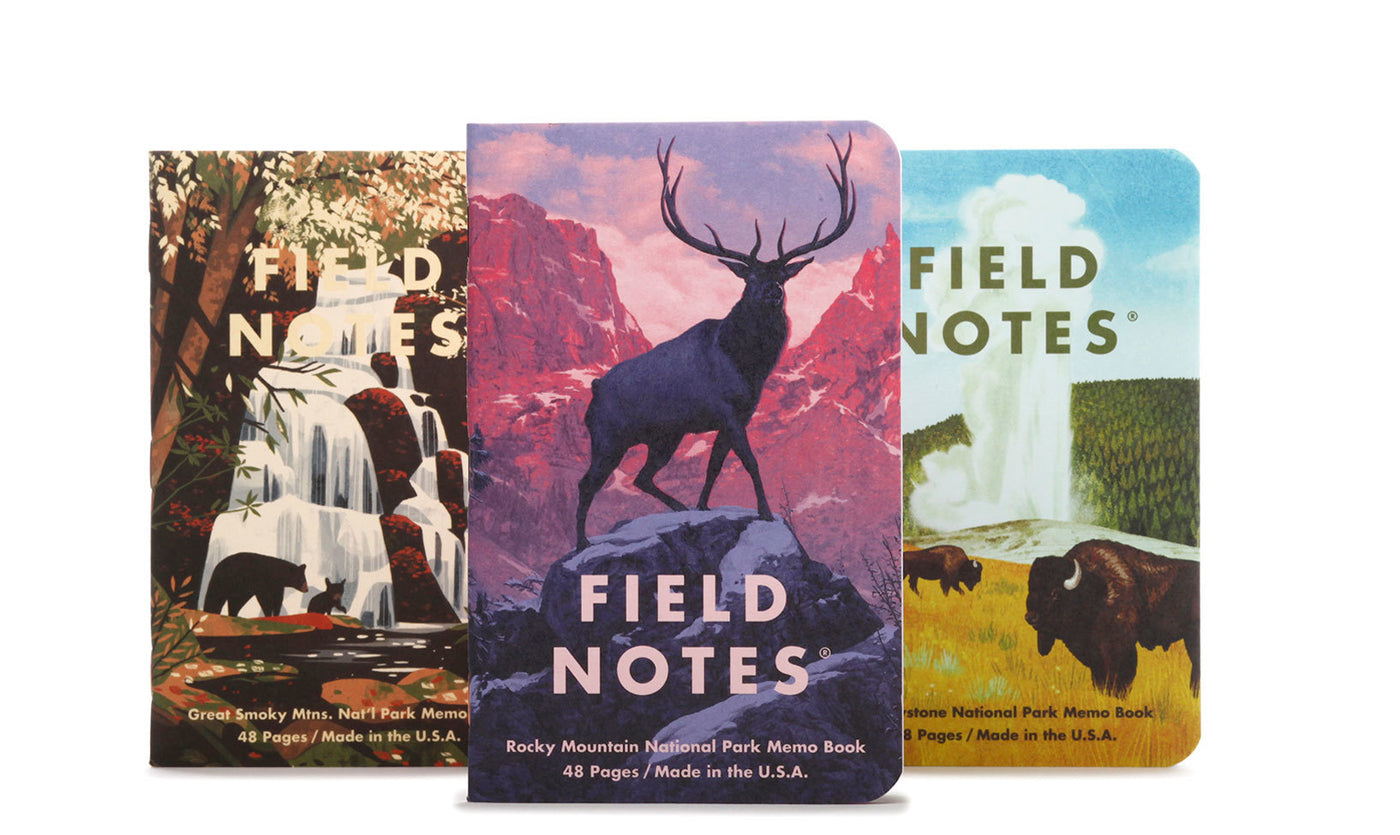 Field Notes - National Parks - Series C: Rocky, Smoky, Yellowstone