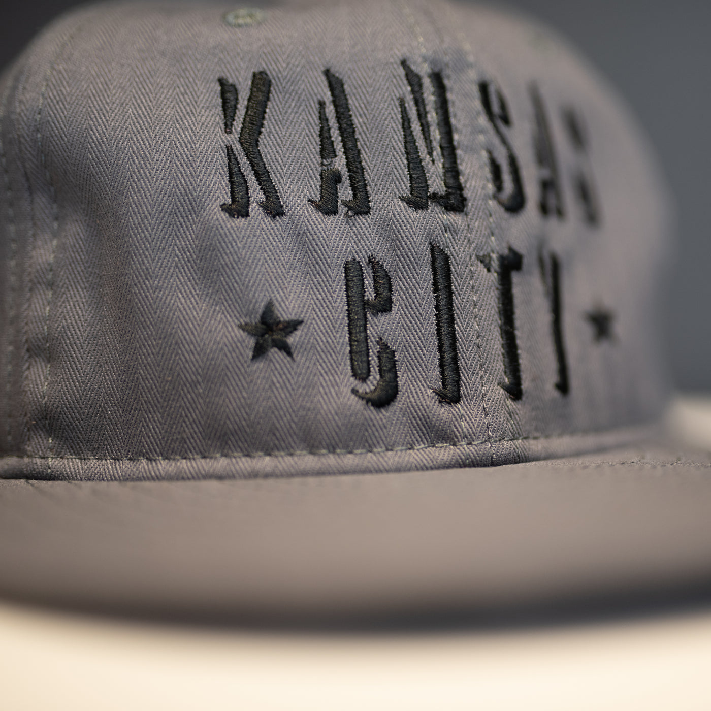 Sandlot for ULAH - Kansas City Flatbill Hat - Charcoal