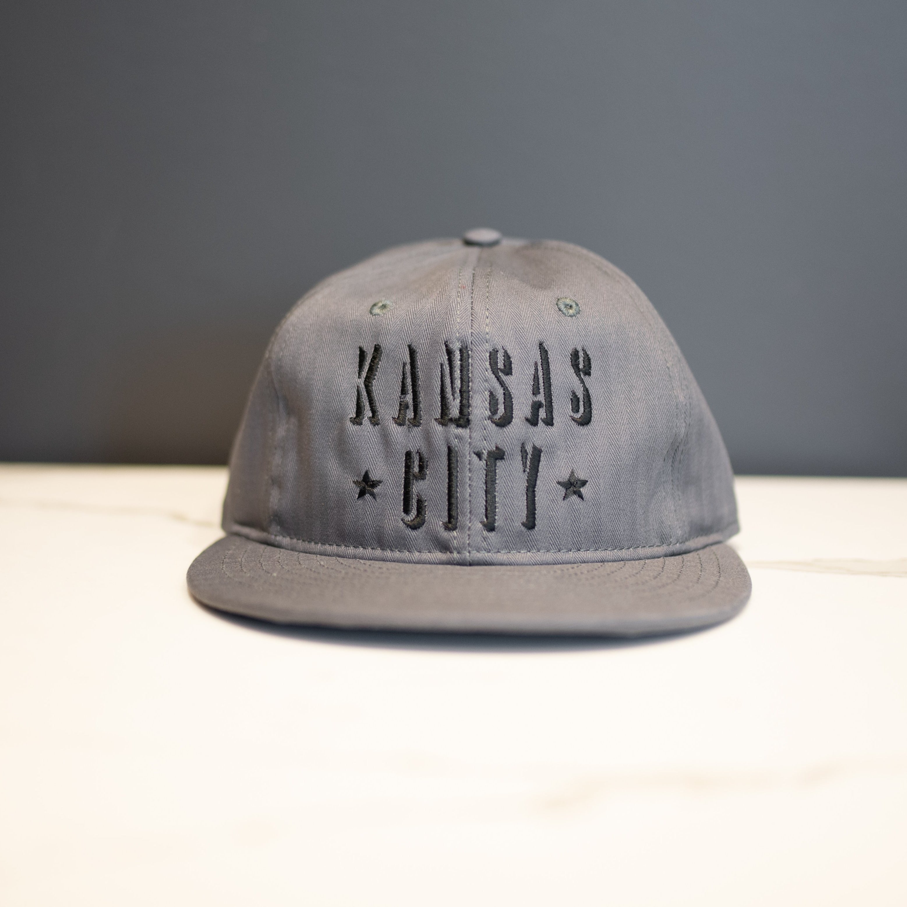 Sandlot for ULAH - Kansas City Flatbill Hat - Charcoal