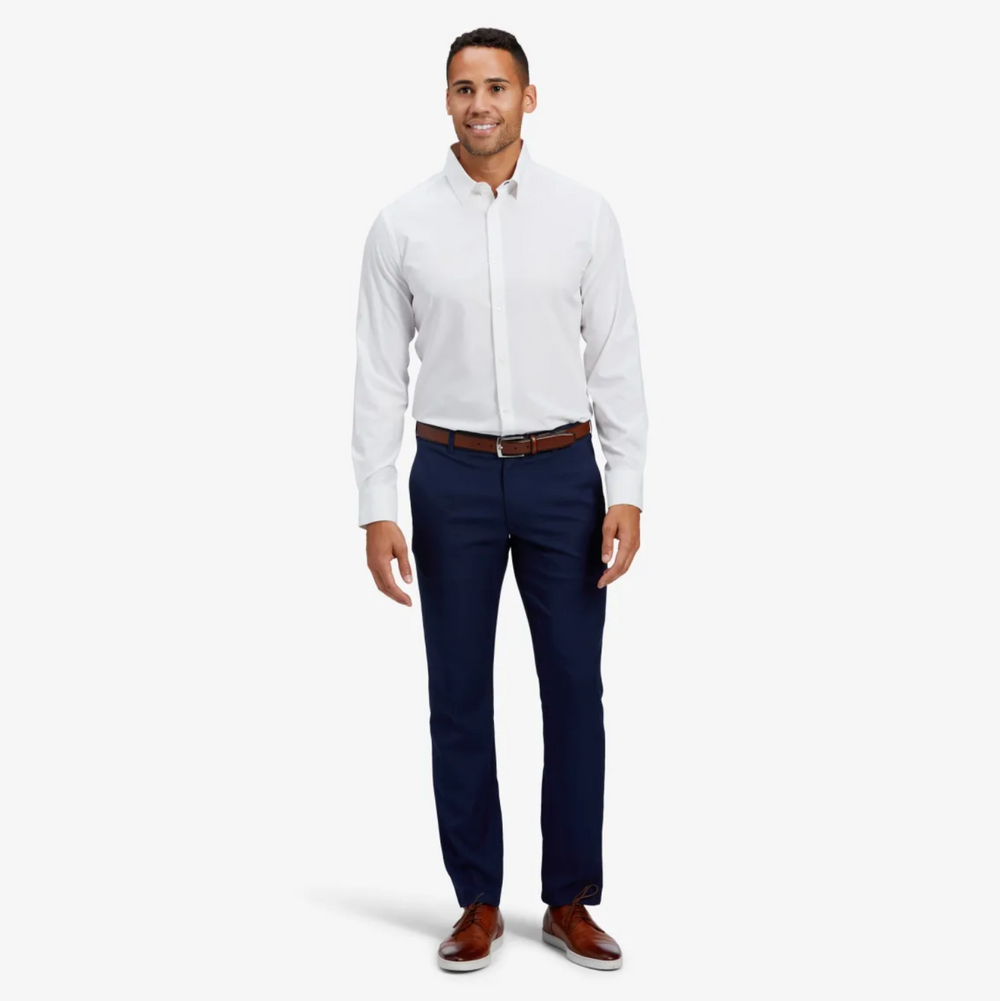 Mizzen & Main - Leeward Shirt - White Solid