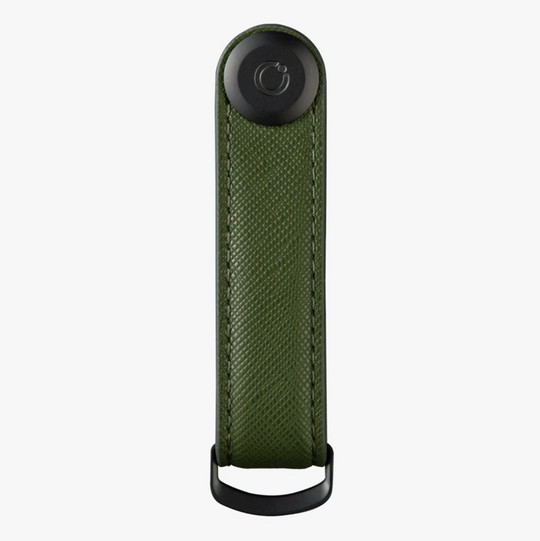 Orbitkey Saffiano Leather Key Organiser - Olive