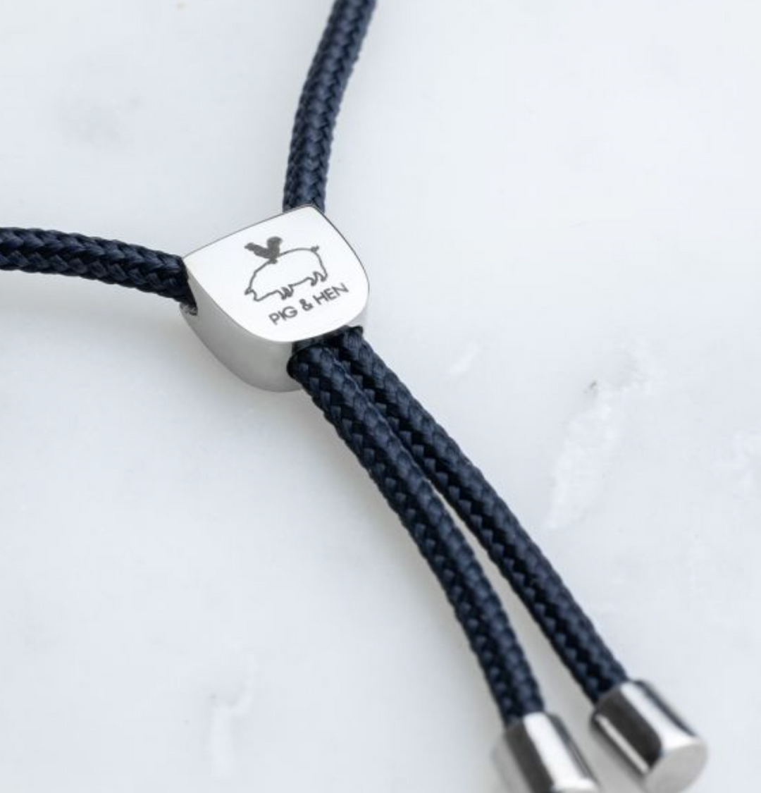 Pig & Hen - Mad Matt Bracelet - Navy / Silver