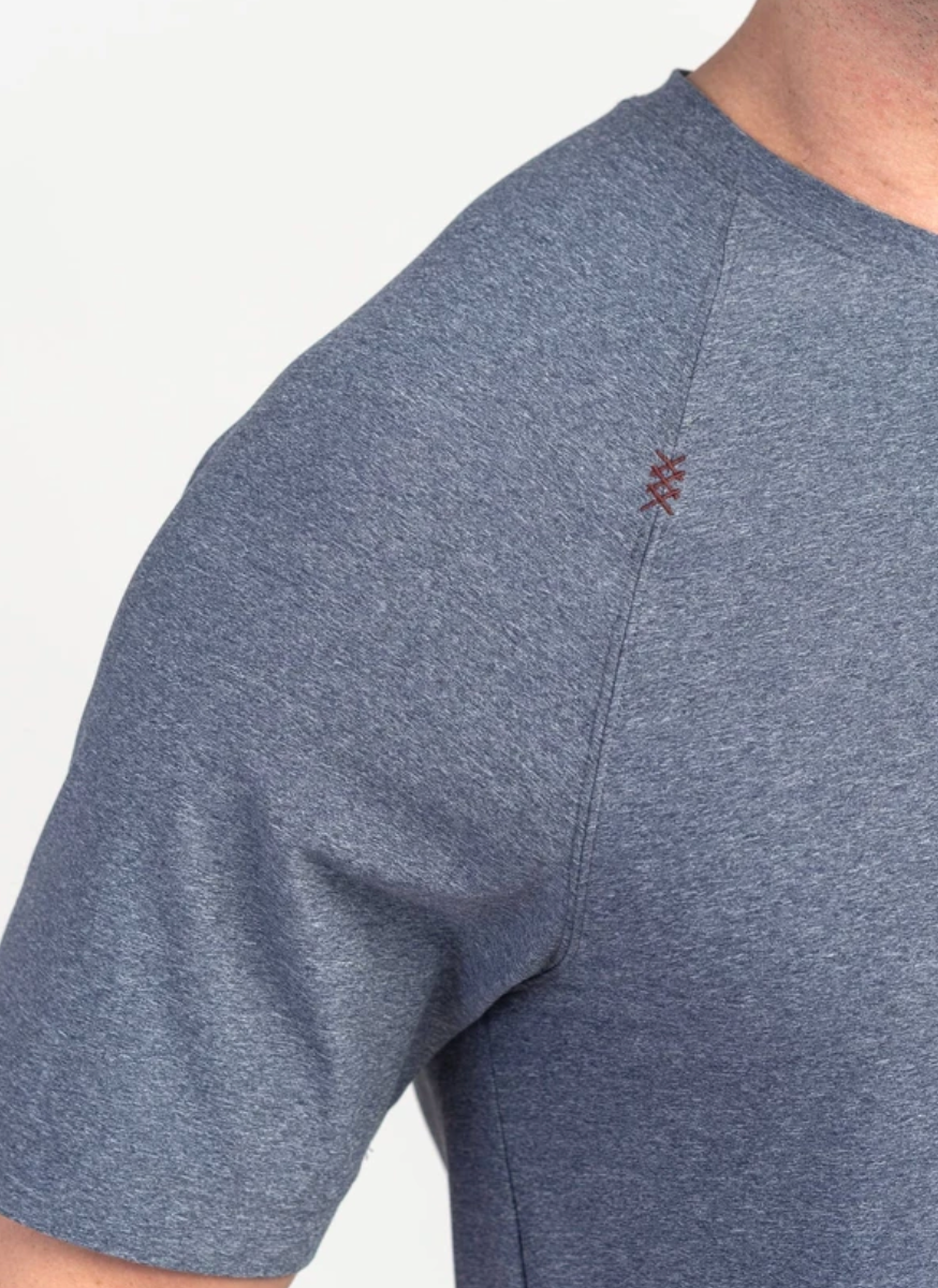 Rhone Reign Training T-Shirt - Midnight Heather
