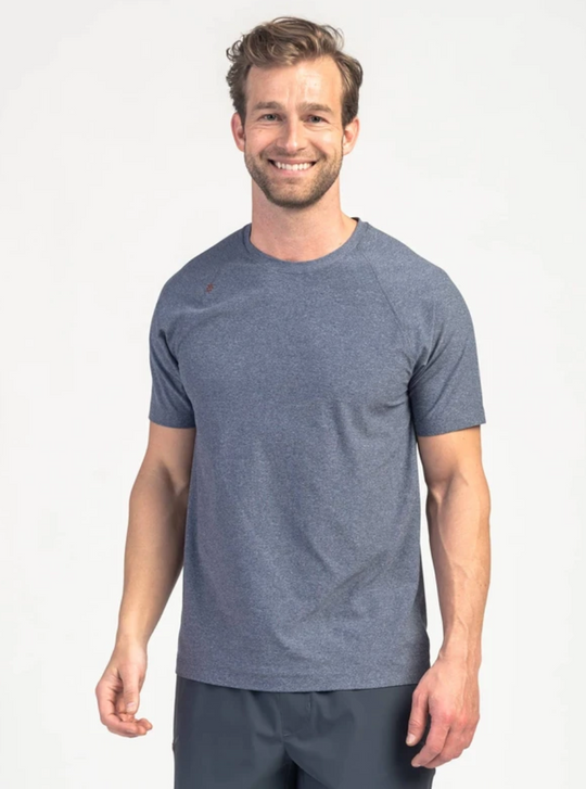 Rhone Reign Training T-Shirt - Midnight Heather
