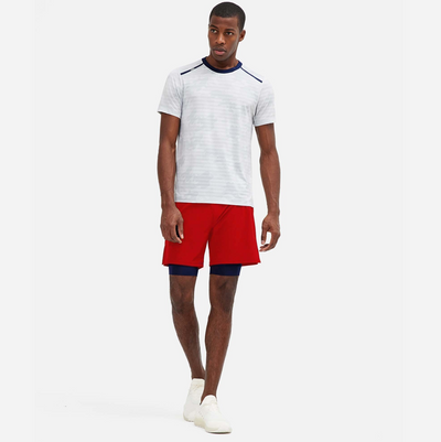 Rhone - Swift Lined Short 6" - Chili Pepper