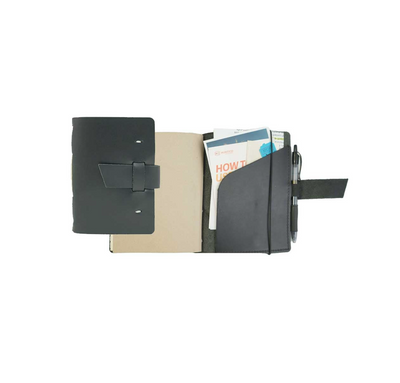 Rustico - Good Book Leather Journal Series Black - Pro Pocket 3.5" x 5.5"