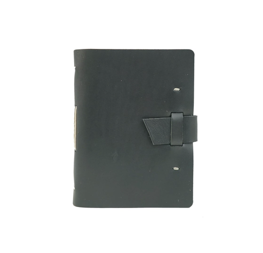 Rustico - Good Book Leather Journal Series Black, Pro Small 5" x 6.5"