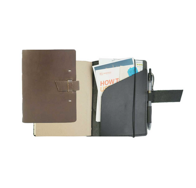 Rustico - Good Book Leather Journal Series Dark Brown - Pro Medium 6" x 8"