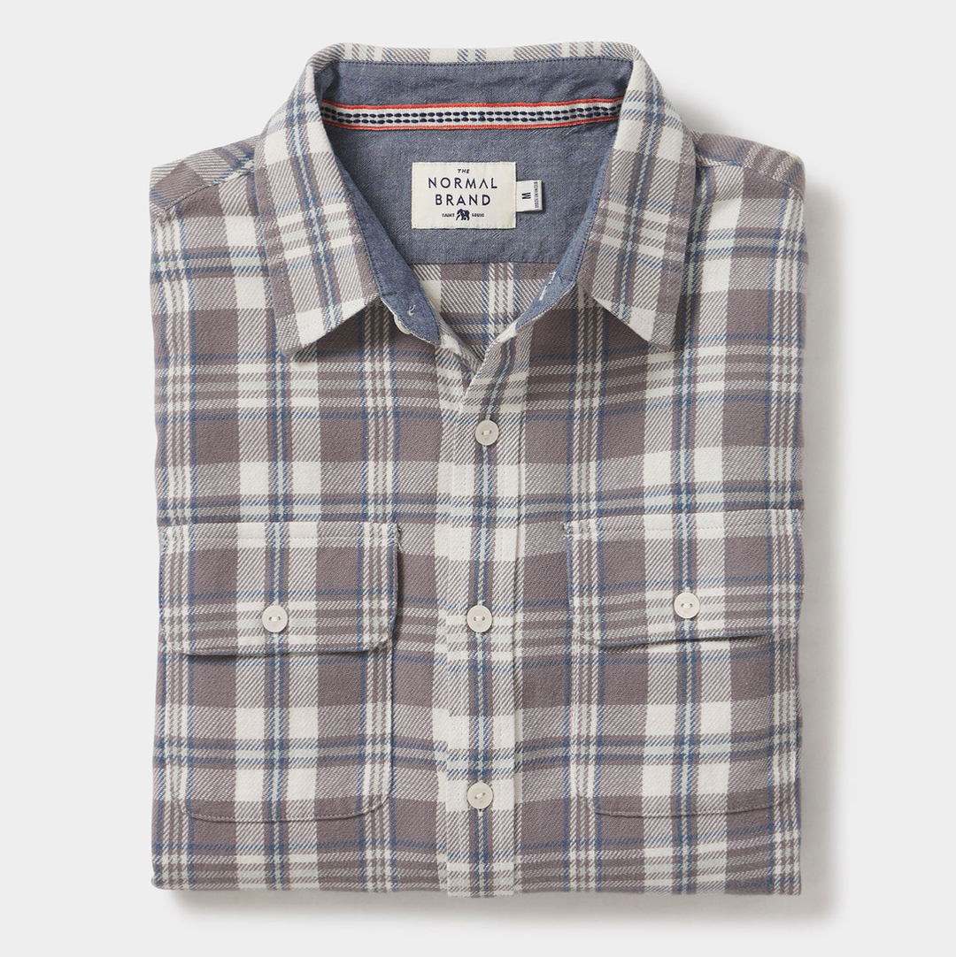 The Normal Brand - Mountain Overshirt - Blue Haze