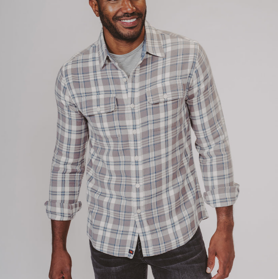 The Normal Brand - Mountain Overshirt - Blue Haze