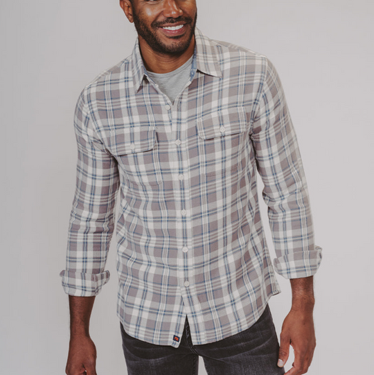 The Normal Brand - Mountain Overshirt - Blue Haze