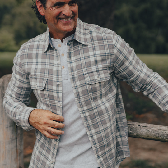 The Normal Brand - Mountain Overshirt - Blue Haze