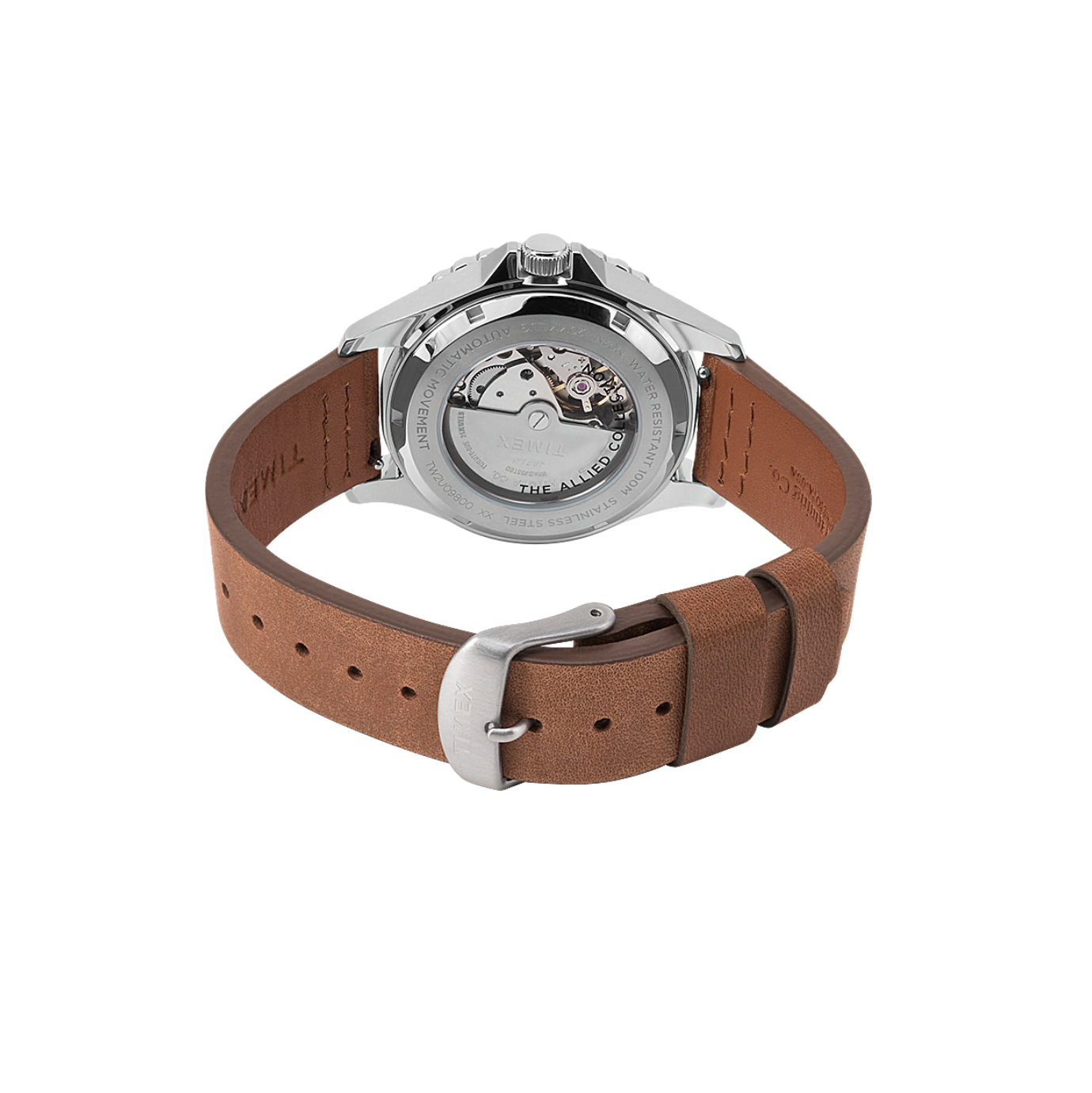 Timex - Navi XL Automatic Watch - Green / Brown - 41mm