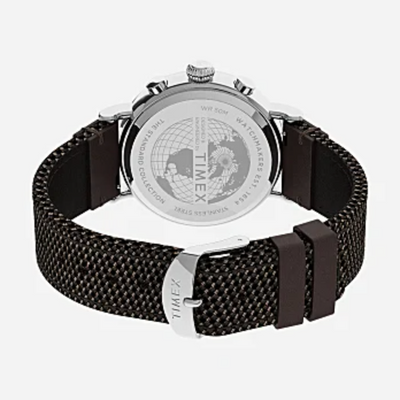 Timex - Standard Chronograph 41mm Watch - Brown Hybrid