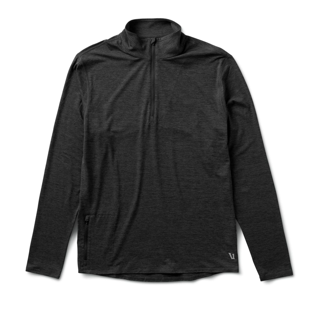 Vuori - Ease Performance 1/2 Zip - Charcoal Heather