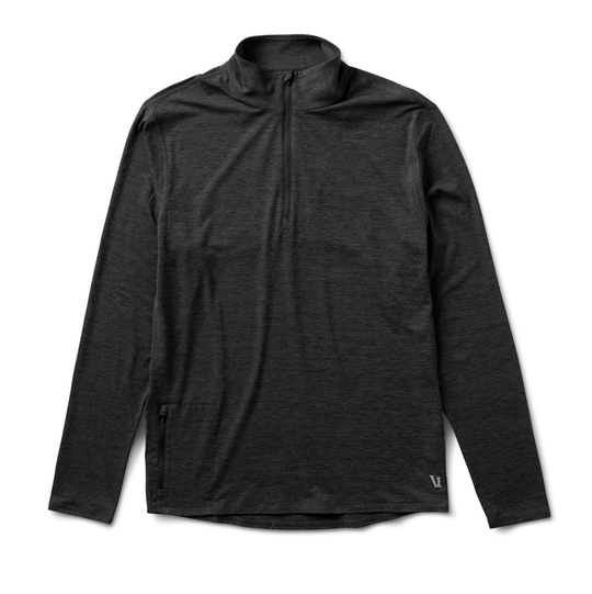Vuori - Ease Performance 1/2 Zip - Charcoal Heather