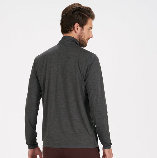 Vuori - Ease Performance 1/2 Zip - Charcoal Heather