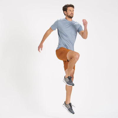 Vuori - Tradewind Performance Tee - Cloud Heather