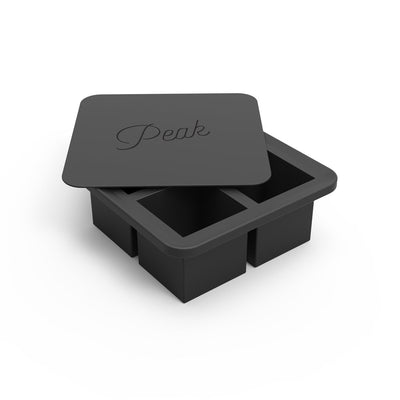 WP Peak Ice Works Extra Large Ice Cube Tray Gray