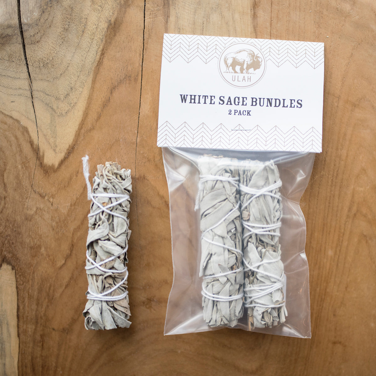 ULAH White Sage Bundles - 2 Pack