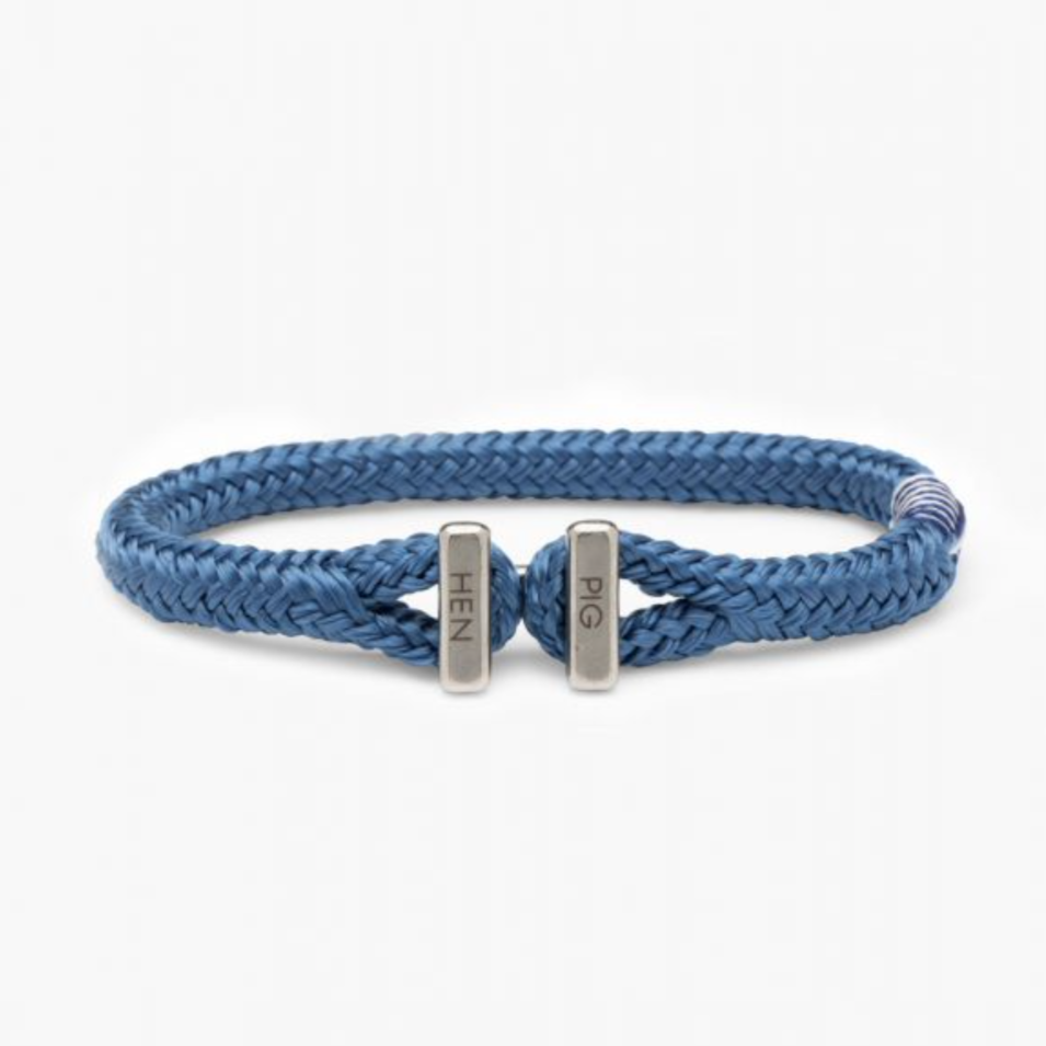 Pig & Hen - Icy Ike Bracelet - Violet Blue / Silver