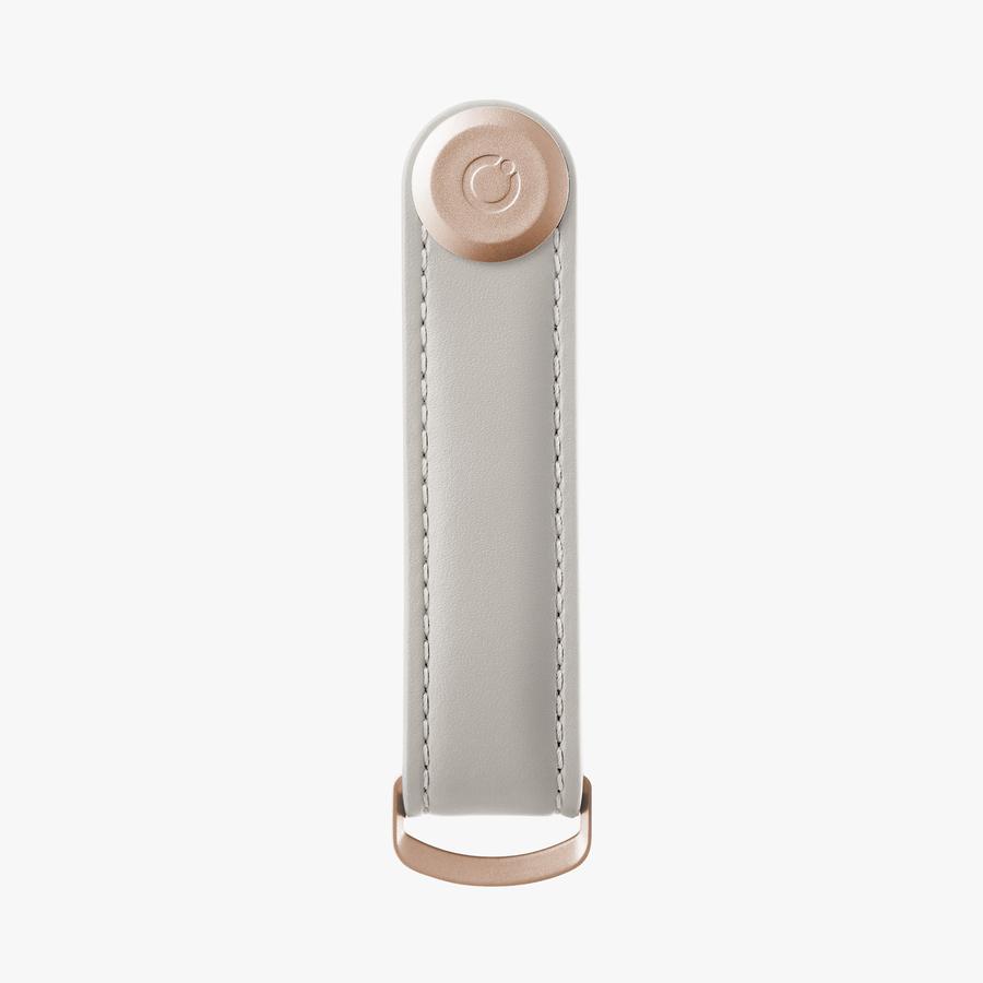 Orbitkey Leather Key Organiser - Stone/Rose Gold – ULAH